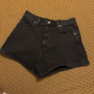 Levi’s Women's Black Denim Shorts